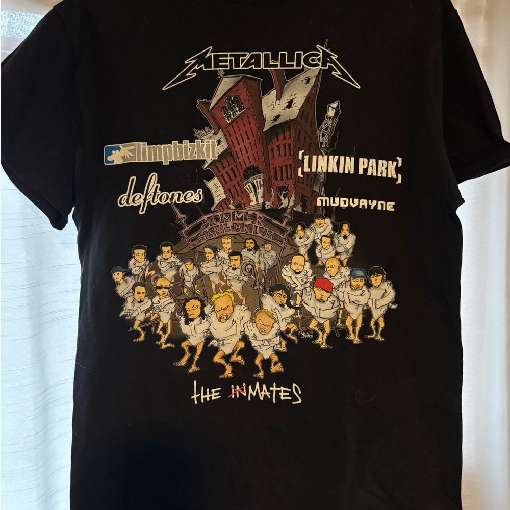 Metallica Vintage Graphic Band Tee - 2003 Inmates Tour - Never Worn